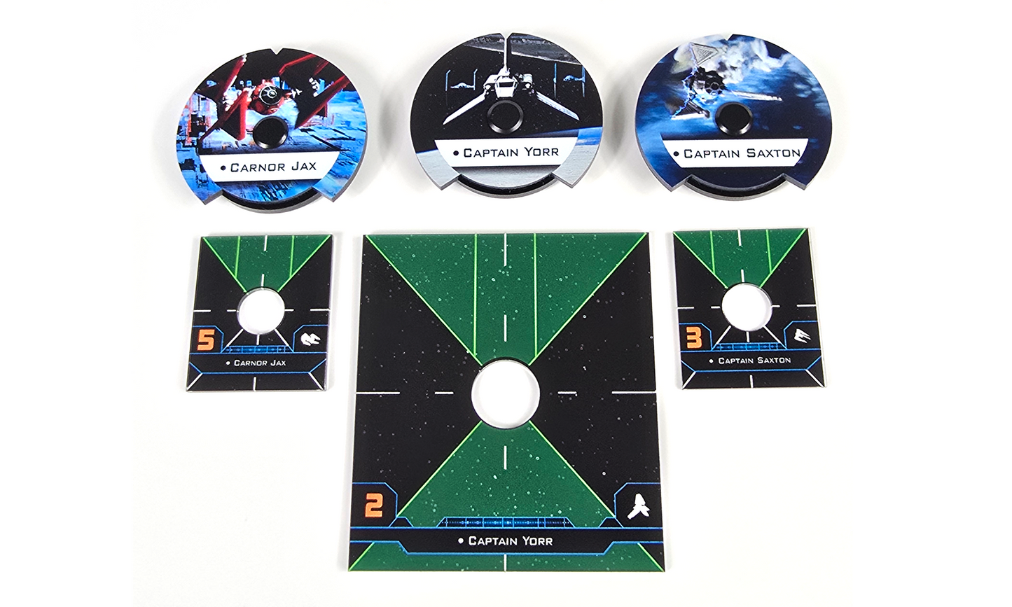 X2PO Imperial Dials, Base Plates and Cards.