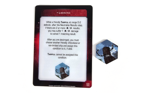 X2PO Liberated Card and Token.