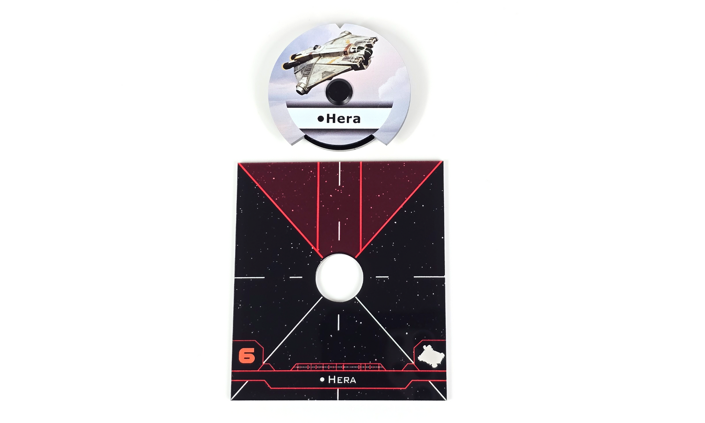 XWA Legends and Relics New Pilots Full Dials & Base Plates.