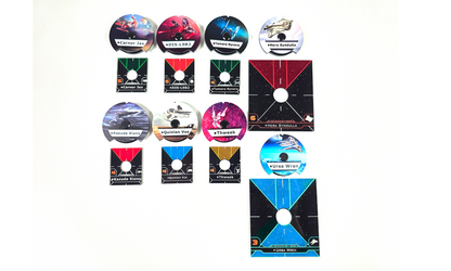 XWA Legends and Relics New Pilots Full Dials & Base Plates.
