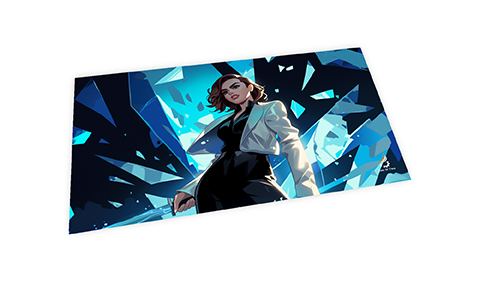 Star Wars Unlimited TCG Playmat - Qi Ra Blue - With or Without Zones