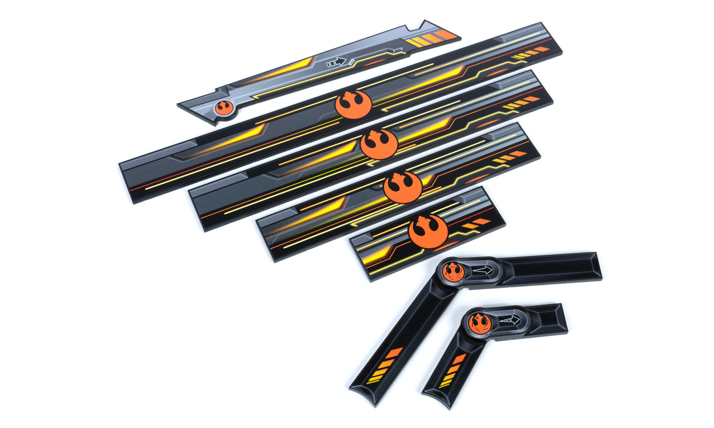 Shatterpoint Compatible Ruler Set. Rebel Design