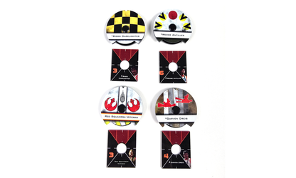 Full Dial and Base plates. X-Wing Pilots