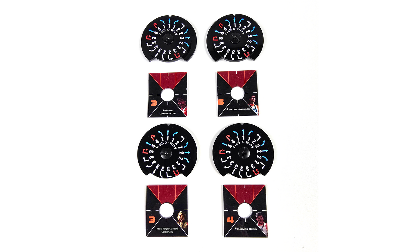 Full Dial and Base plates. X-Wing Pilots