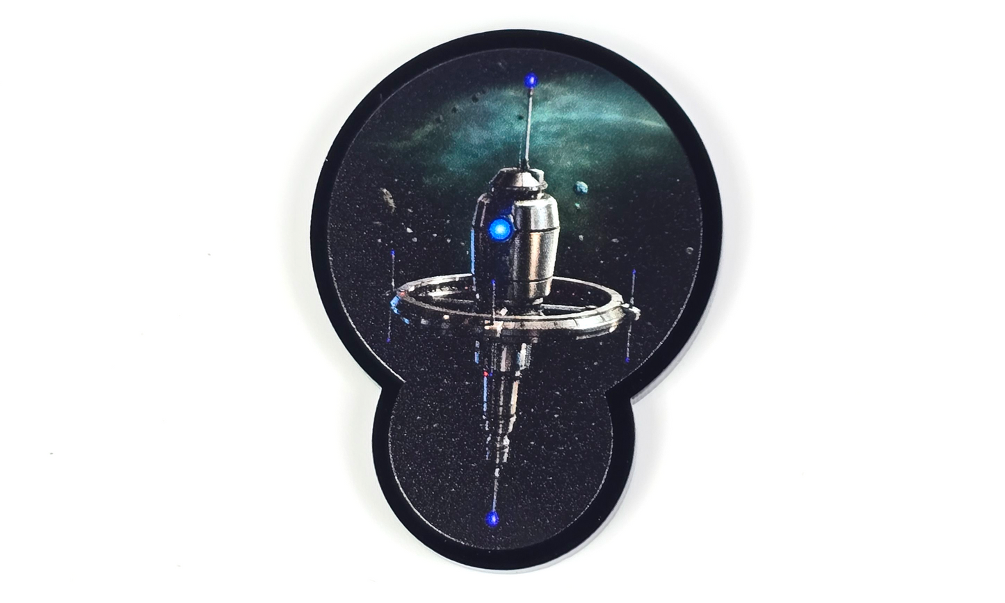 V2 Acrylic Colour Printed Gaming Tokens for Star Wars X-Wing. Sensory Buoy