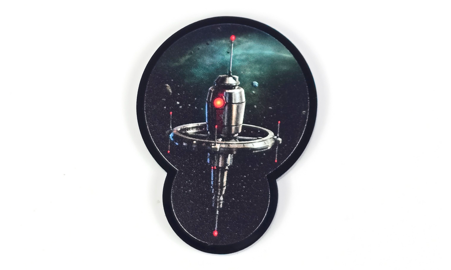 V2 Acrylic Colour Printed Gaming Tokens for Star Wars X-Wing. Sensory Buoy