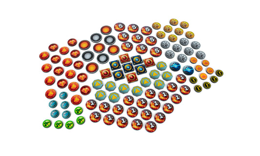 Shatterpoint Compatible Acrylic Gaming Starter Token Set.