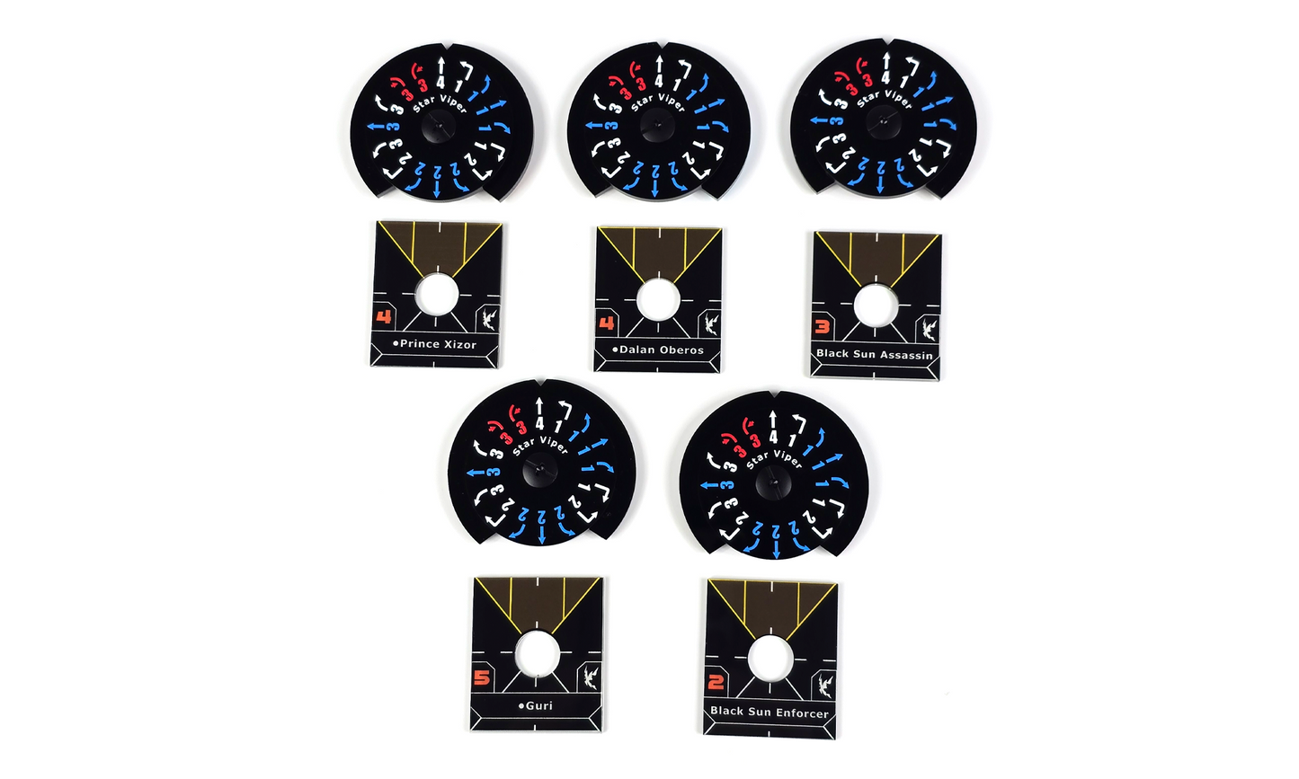 Full Dial and Base plates. Star Viper Pilots.