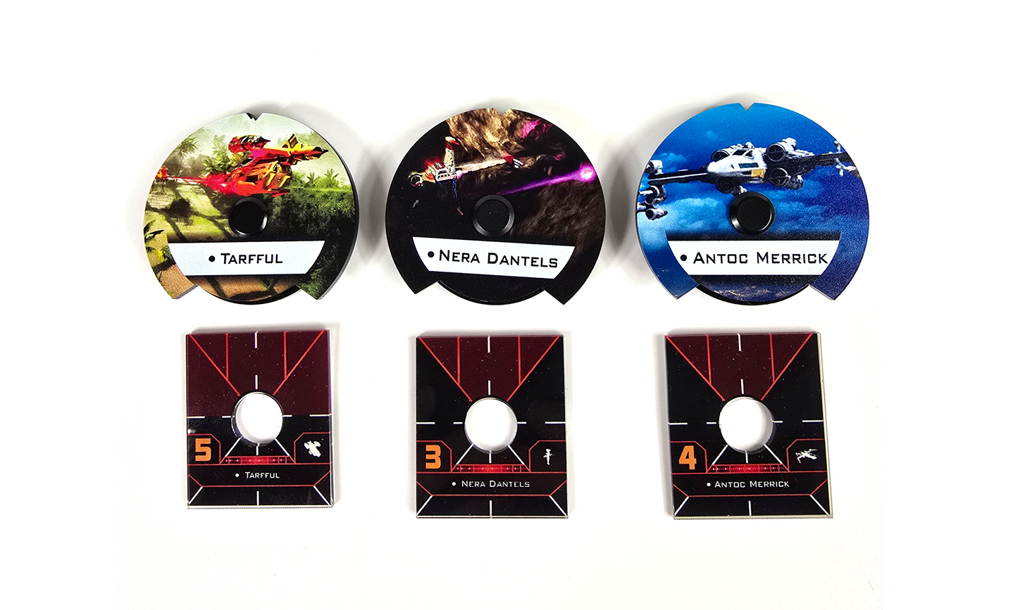 X2PO Rebel Dials, Base Plates and Cards.