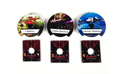 X2PO Rebel Dials, Base Plates and Cards.