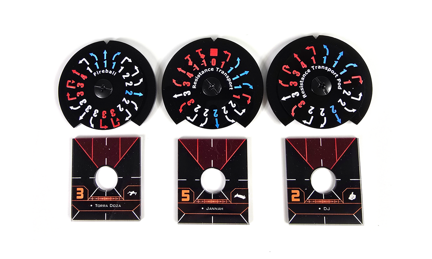 X2PO Resistance Dials, Base Plates and Cards.