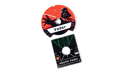 Star Wars X-Wing Compatible Dials and Ship Base Plates.