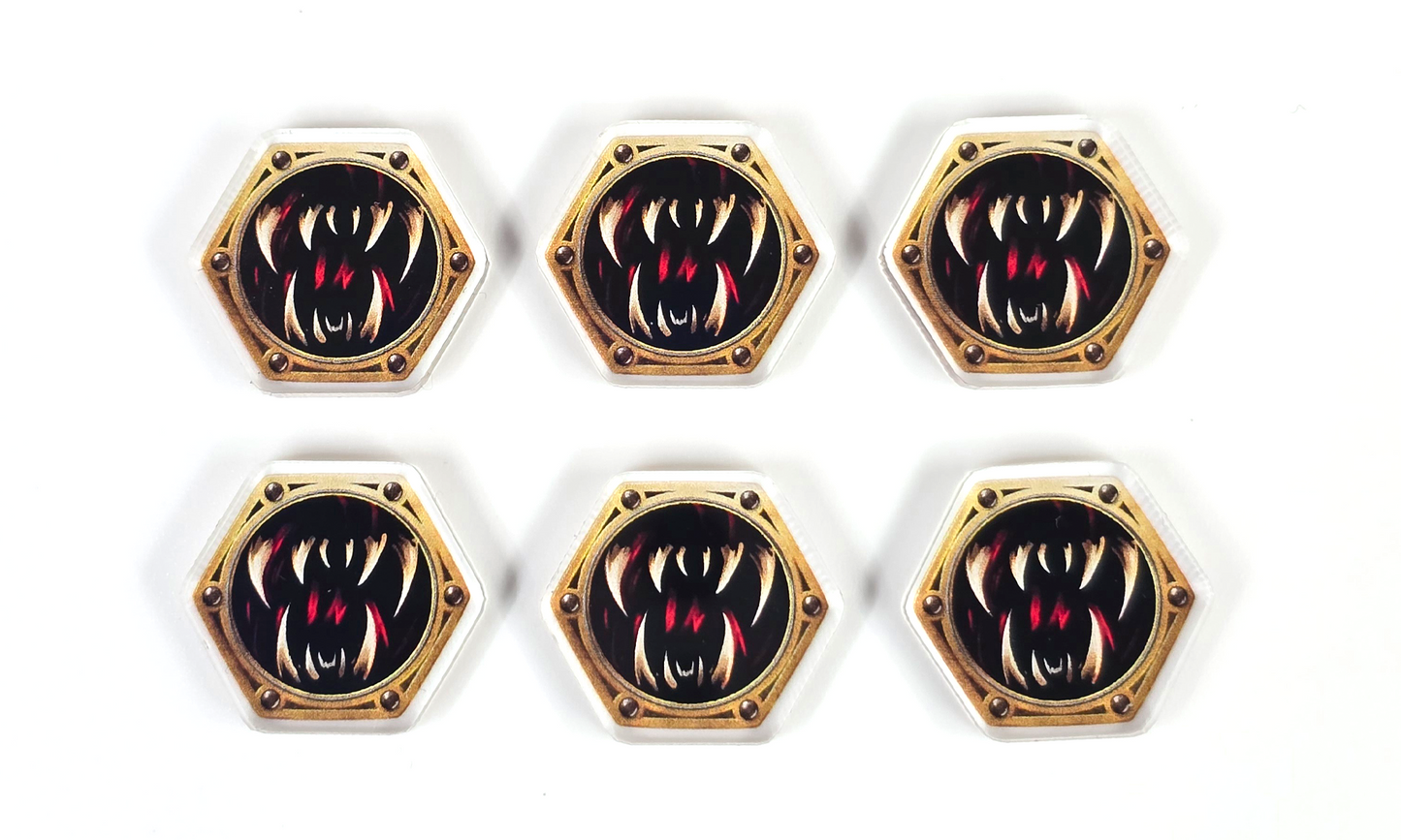 Warcrow - Fear Token Set