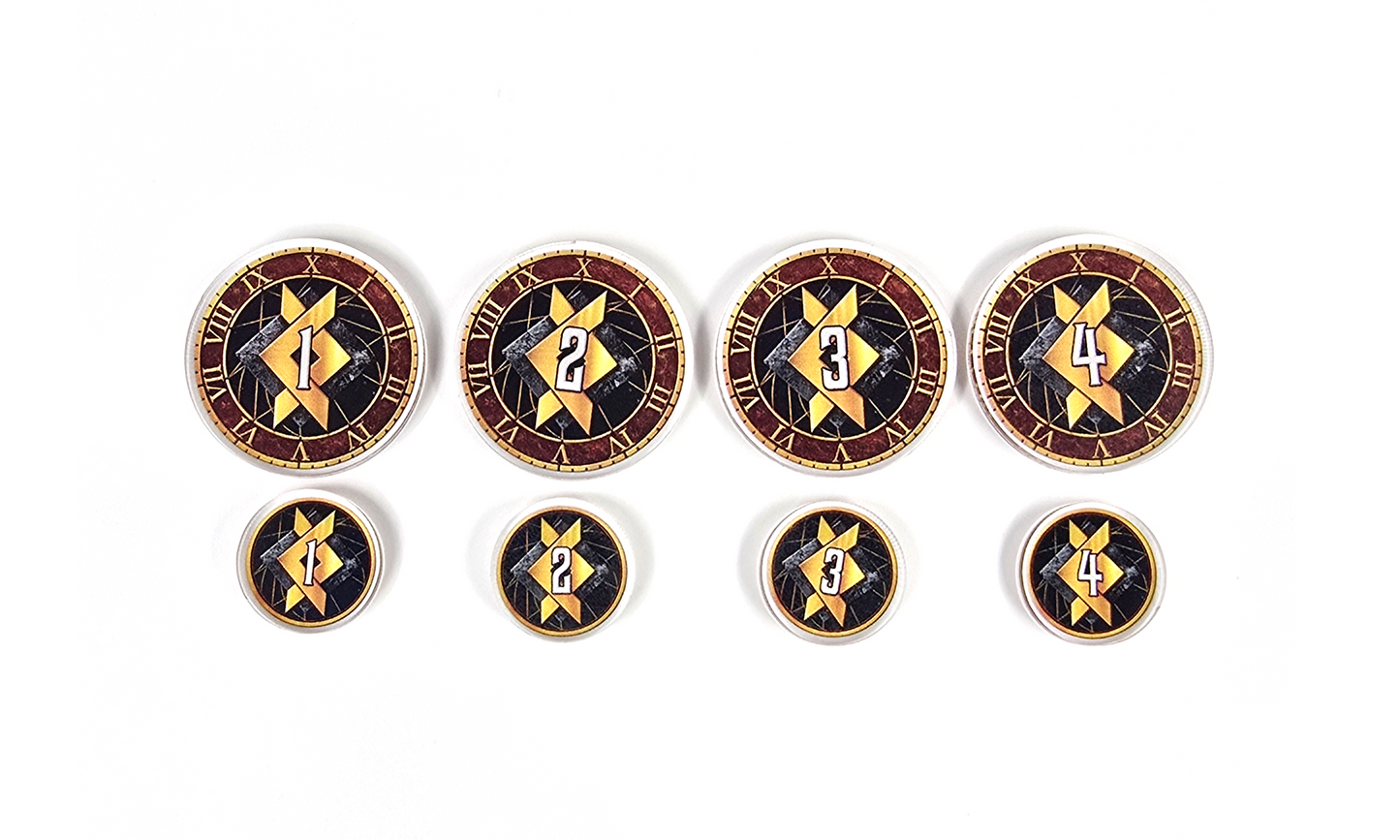 Warcrow - Time Broken Token Set