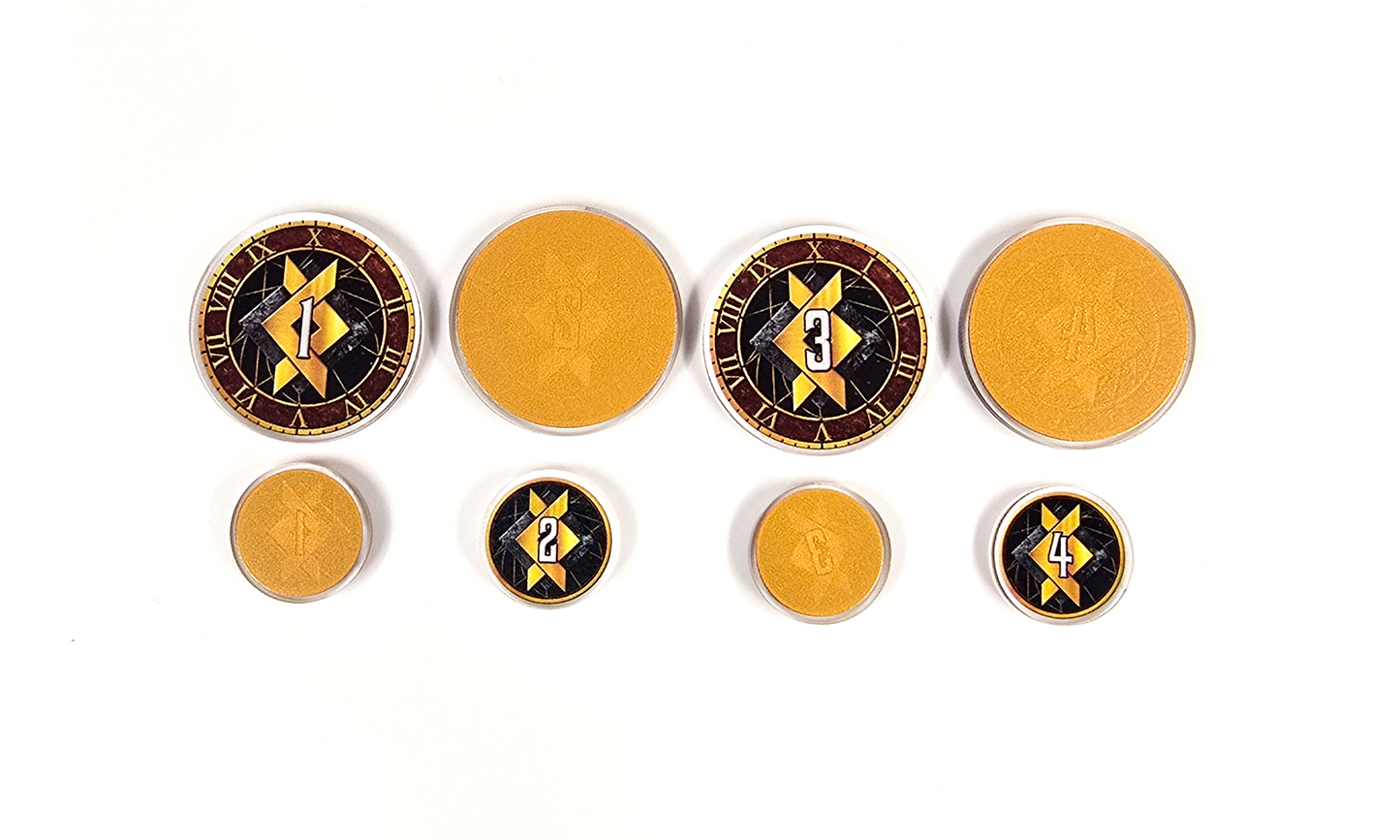 Warcrow - Time Broken Token Set
