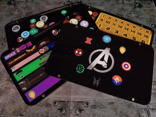 Ruler and Token Tray (Lid) for Marvel Crisis Protocol