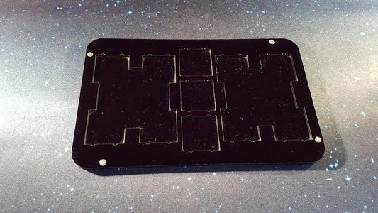 V2 Acrylic Gaming Ship Tray Layer-Layout A for Star Wars X-Wing