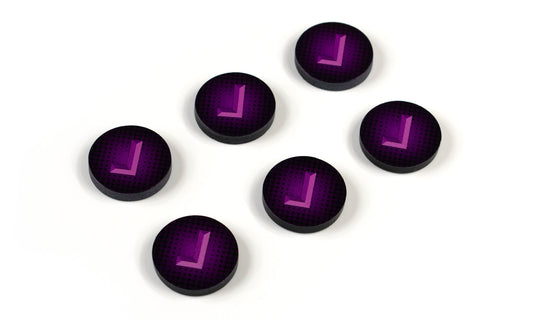 Activated Purple Token Set for Marvel Crisis Protocol