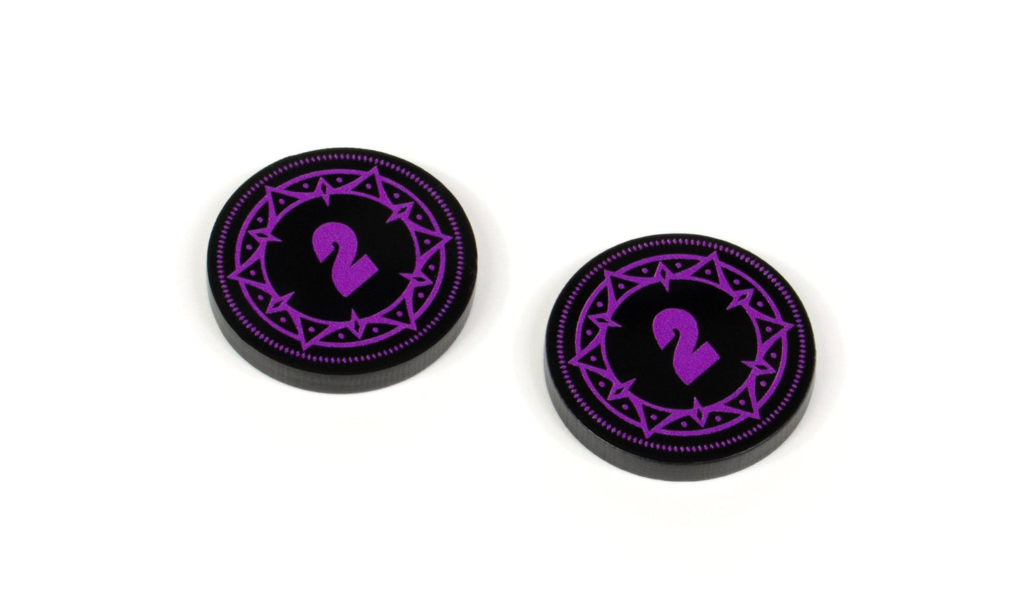 Arcane Damage 1/2 Tokens (Double Sided) for Flesh and Blood TCG Cog O Two